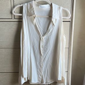 Equipment Femme cream blouse